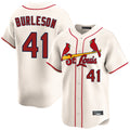 TRASK St. Louis Cardinals #41 Alec Burlesona Player Cream Home Limited Stitched Jerseys