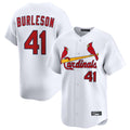 TRASK St. Louis Cardinals #41 Alec Burlesona Player White Home Limited Stitched Jerseys