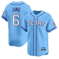 TRASK T.Rangers #6 Josh Jung Player Light Blue 2026 City Connect Limited Stitched Jerseys